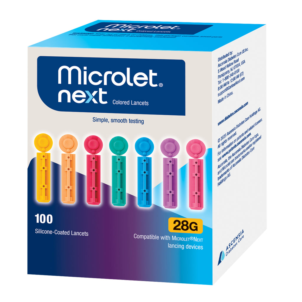 MICROLET®NEXT Lancets, 100 Count | Ascensia