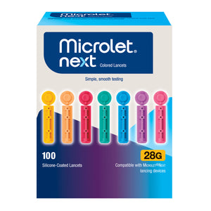 MICROLET®NEXT Lancets, 100 Count – Compatible with Device