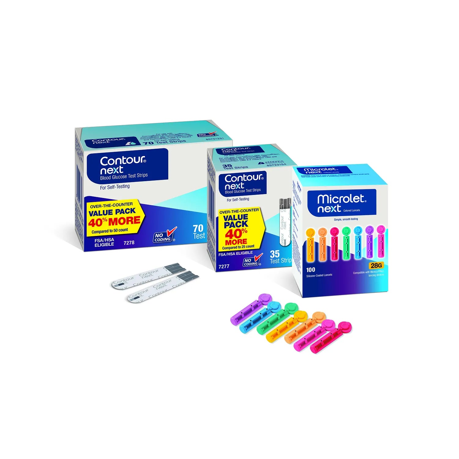CONTOUR® Essentials Bundle with Lancets & Test Strips
