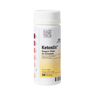 KETOSTIX® Reagent Strips Urinalysis Analyzer bottle, 50 count
