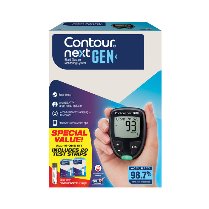 Glucometer: Blood Glucose Monitoring Value Pack | CONTOUR®NEXT GEN