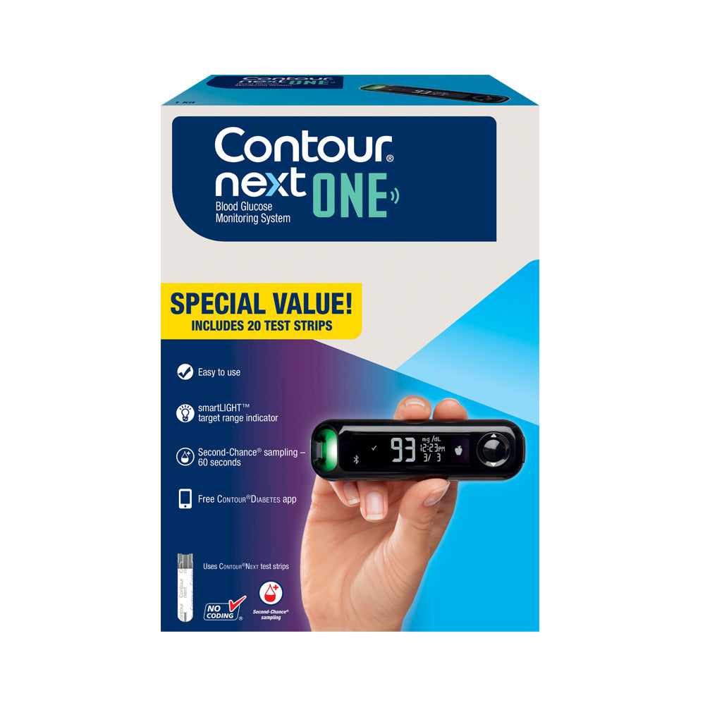 Contour Next Program Glucometer: Blood Glucose Meter Value Pack | CONTOUR®NEXT ONE