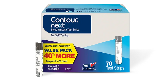 CONTOUR®NEXT Blood Glucose & Diabetes Test Strips