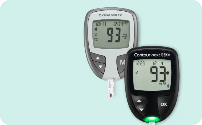 CONTOUR®NEXT EZ Blood Glucose Meter and CONTOUR®NEXT GEN Blood Glucose Meter